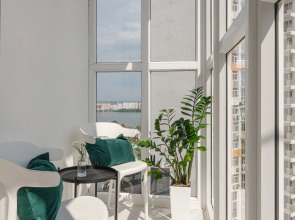 Квартира Уютная квартира-студия с качественным сервисом и панорамным ВИДОМ