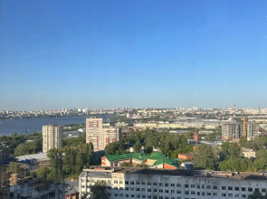 1-к. квартира на Базарной площади с видом на пруд, 30 м², 22 этаж