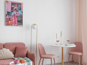 Квартира 50 Оттенков Розового