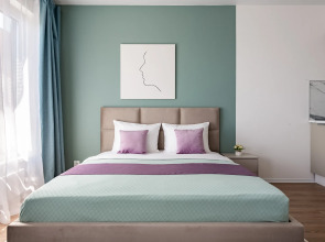 Квартира Лавандовые Сны - красивый вид на город с 31 этажа