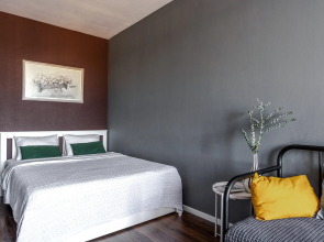 Апартаменты с балконом и красивым видом у метро