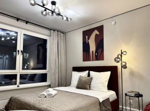 Квартира Люкс Студия в ЖК Бизнес-Класса и Дизайнерским Ремонтом