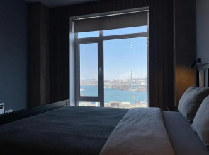 Апартаменты Central Place Vladivostok Люкс Комфорт с видом на Мосты и Залив (1)