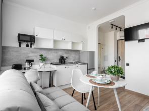 Квартира Новая светлая студия в ЖК бизнес класса Метрополия в центре Москвы