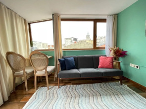 Апартаменты 1 Bedroom Apartment at Galata Istanbul with Shared Rooftop