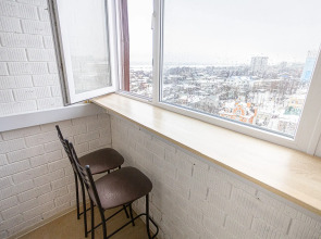 Уютная студия с видом на город