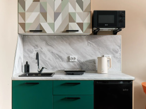 Апартаменты Vizit с новым дизайнерским ремонтом. Студия 6