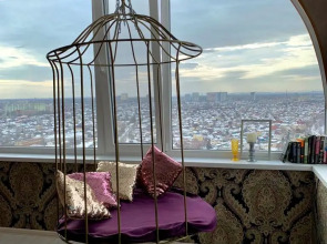 Квартира Трёхкомнатная-люкс на 23 этаже с видом на Волгу