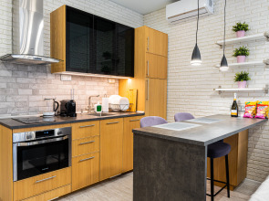 Апартаменты Lalapart Gray-white с панорамными окнами у метро ЦСКА