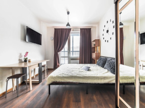 Апартаменты Тихая студия у метро Старая деревня