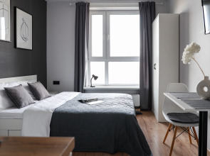 Апартаменты BonApart Grey and Wood м.Верхние Лихоборы