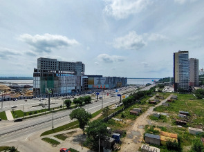 Квартира студия с видом на Амур и город