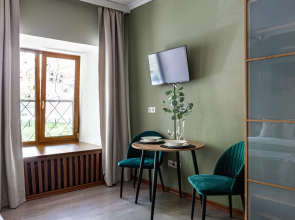 Апартаменты для двоих гостей с 1 кроватью (1 эт или 2 эт)