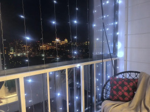 Апартаменты светлые на 16 этаже