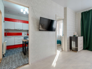 Квартира 2-к у залива в новом доме на Пирогова 2/2 от RentAp, 6 сп.мест