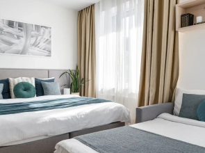 Апартаменты Family Apartment с панорамным видом на город