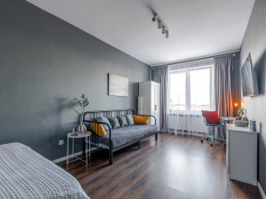 Апартаменты с балконом и красивым видом у метро