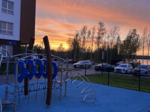 Квартира Отличная евродвушка на берегу Онего