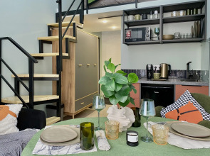 Квартира Двухуровневая студия на четверых