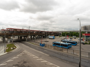 Апартаменты KeyGo #1010 Студия рядом с метро Окружная