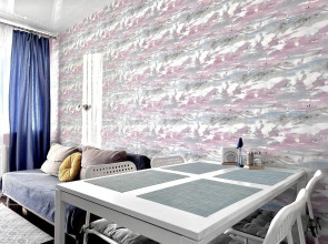 Квартира EL'HOME Евродвушка с панорамным видом на Волгу