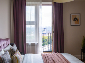 Квартира Moscow Deluxe Apartments Family Suite City View