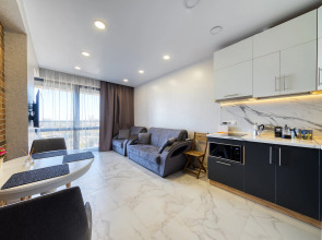 Апартаменты в центре Сочи для 3 гостей ЖК Сокол с видом на море