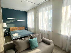 Квартира Стильная студия в центре с круглой ванной