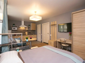 Квартира New Horizon Ovechkin Apartments Aquamarine  рядом с Московским вокзалом