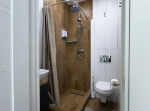 Квартира студия в голубых тонах