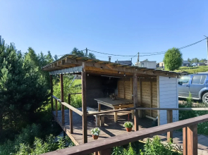 Частный дом A-frame с сауной у Игоры