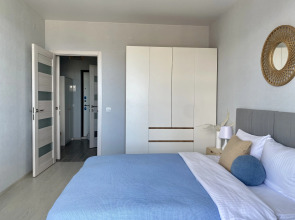 Апартаменты Hygge Karelia c видом на озеро в ЖК со своей набережной