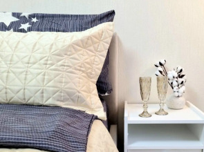 Однокомнатная квартира Natali apart в ЖК Зеленая Вертикаль на метро Лесопарковая