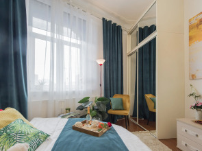 Квартира GM Apartments Стильная Трехкомнатная на Бульварном кольце