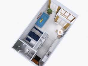 Апартаменты с видом на Москву 8