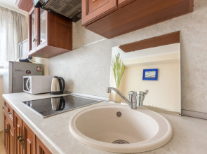 Апартаменты Гости Любят у метро Римская Бежевая