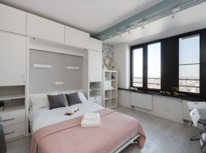 Апартаменты Lalapart Marengo с панорамным видом на 35 этаже небоскреба Савеловский Сити