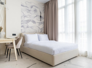 Апартаменты Red Apartments Арт Лайт Сити Микеланджело