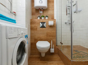 Квартира Aparts Pro Просторная 1-ком в Новом ЖК Сокол на 2 Этаже