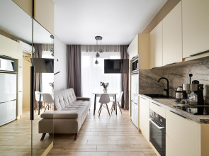 Квартира в Хосте с Отдельной Спальней и Видом на Море