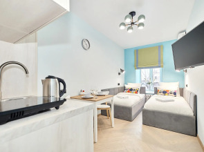 Квартира New Horizon Elans в скандинавском стиле с двумя отдельными кроватями