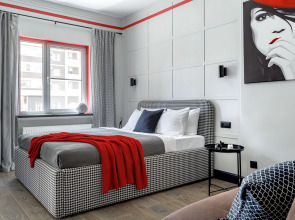 Апартаменты UzorApart Дизайнерская студия на набережной в центре города