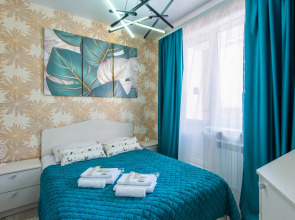 Квартира 2-к у залива в новом доме на Пирогова 2/2 от RentAp, 6 сп.мест