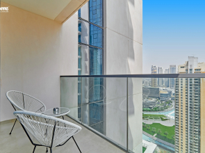 Bnbmehomes | Modern 2BR Treasure nr Dubai Fountain - 3302 Apartments