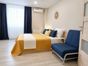 Sovremennaya vidovaya kvartira s shikarnym vidom na gorod, na Volgu Flat