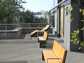 Апартаменты Малевич - мята, лаванда и горький шоколад в интерьере