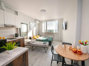 Уютная квартира-студия с шикарным Видом на море и мост