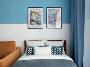 Апартаменты Стильная студия в ЖК Акватория возле реки