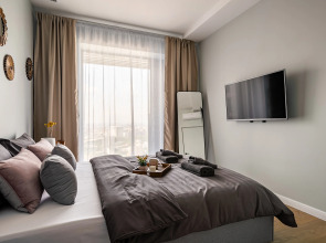 Квартира Бизнес Класс на 52 Этаже с Потрясающим Видом на Москву