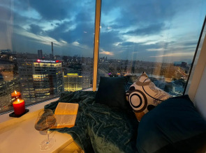 Студия Уютная с красивым видом у метро Технопарк